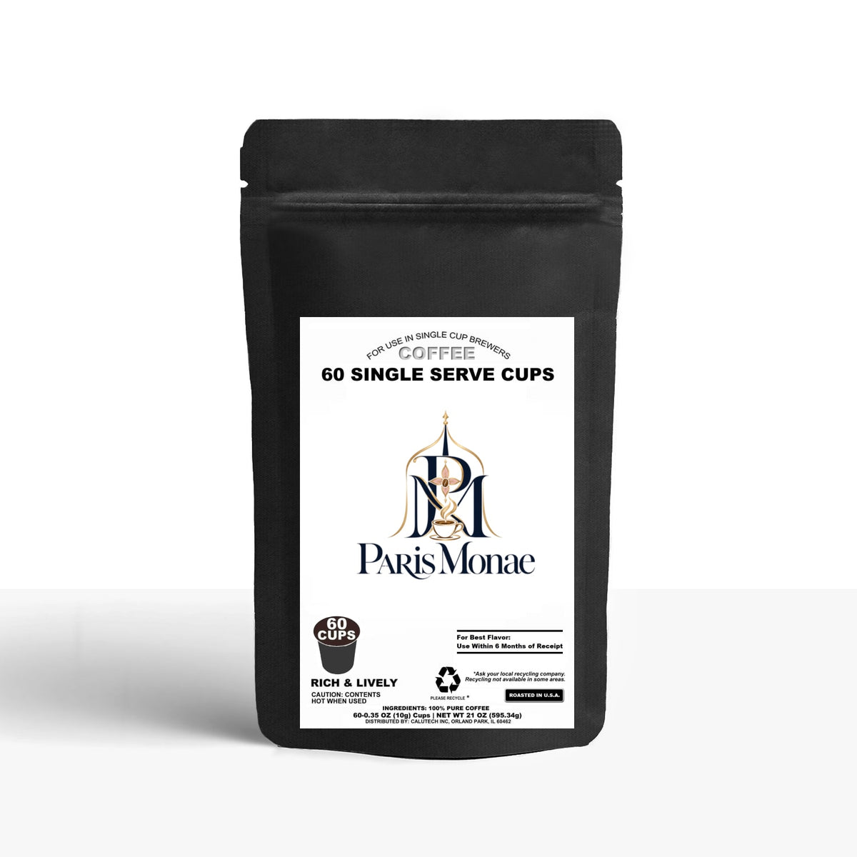 60 Pack Single Serve Coffee Capsules